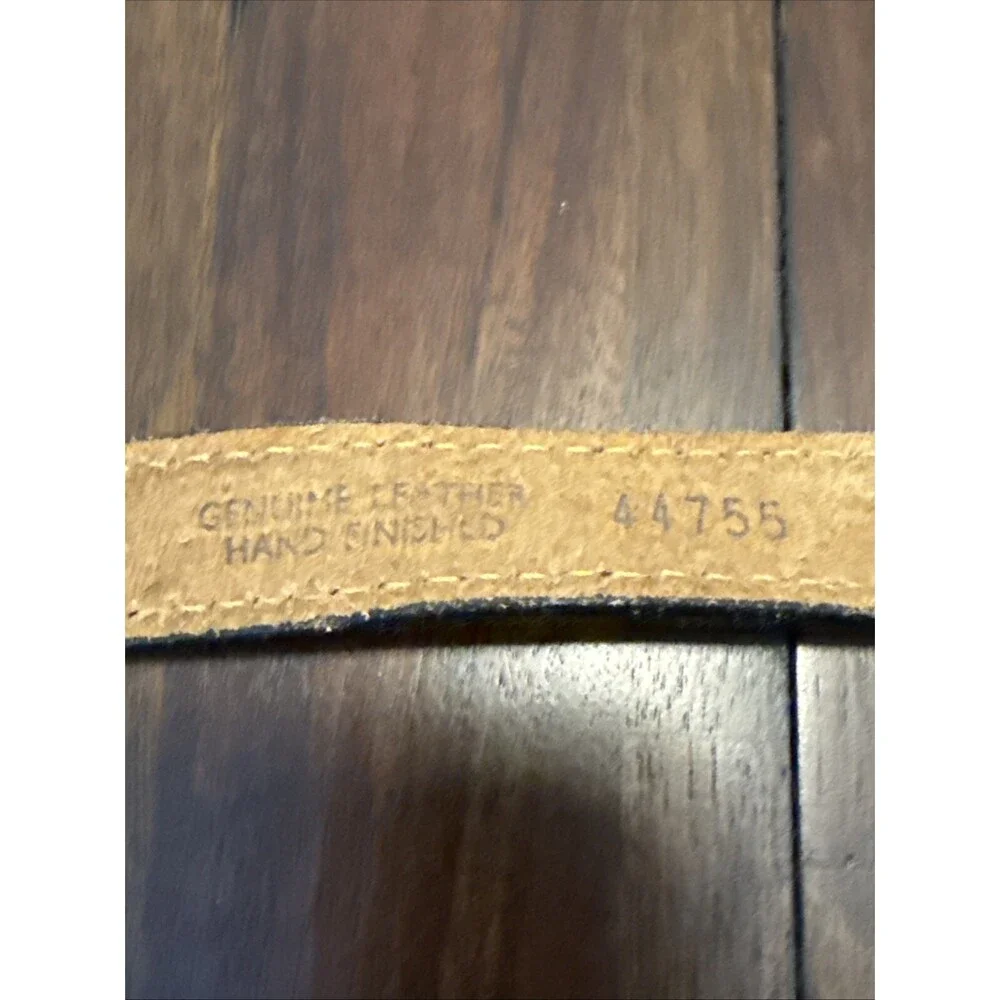 Vintage Chambers Belt Co. Kids Western Belt - Handcrafted Leather - Size S 19-21